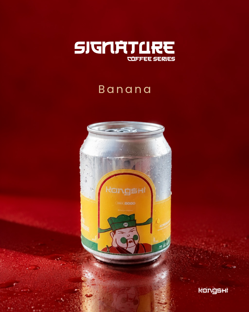 Signature coffe series Kopi susu banana