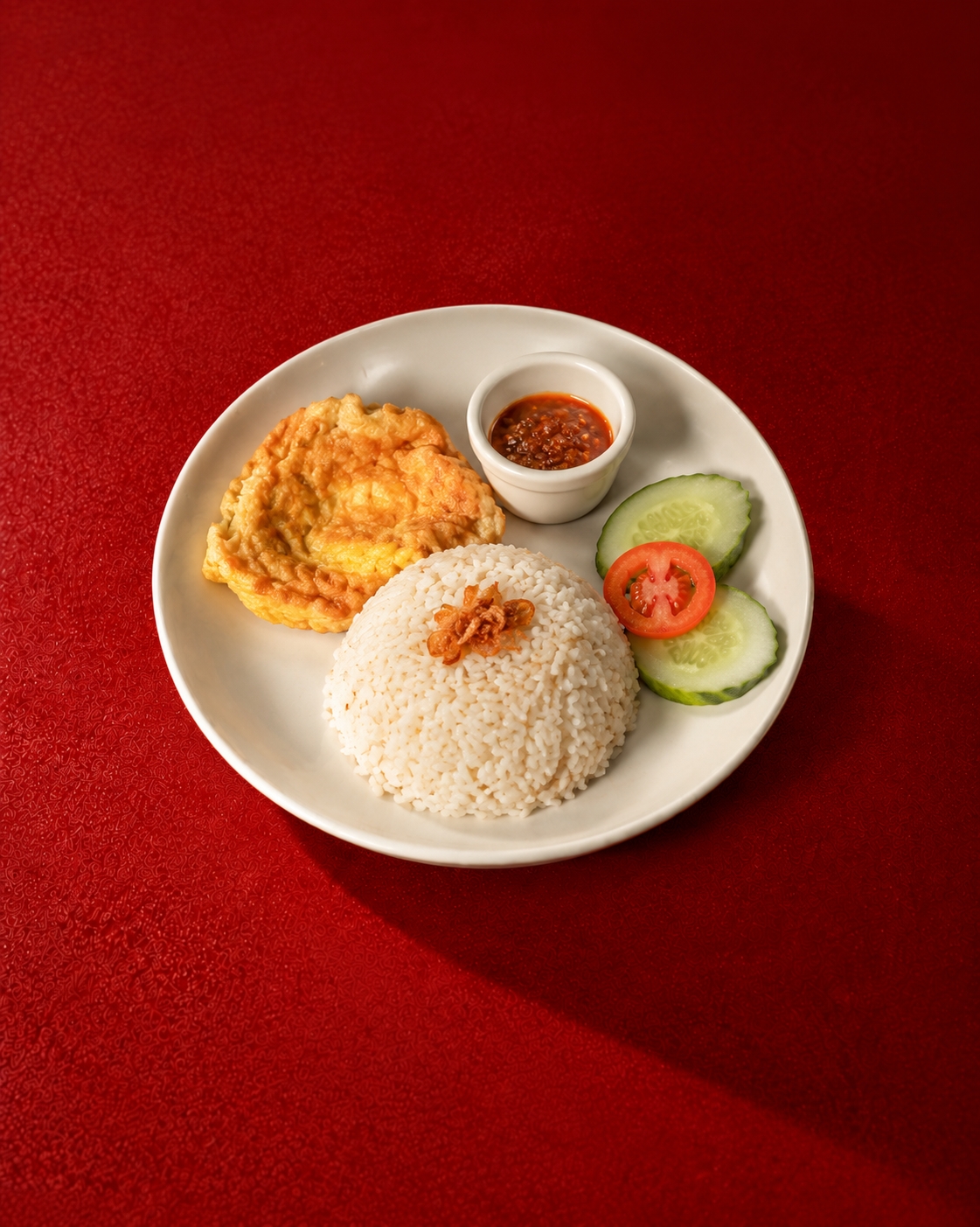 NASI LEMAK TELUR KONGSHI dadar / ceplok