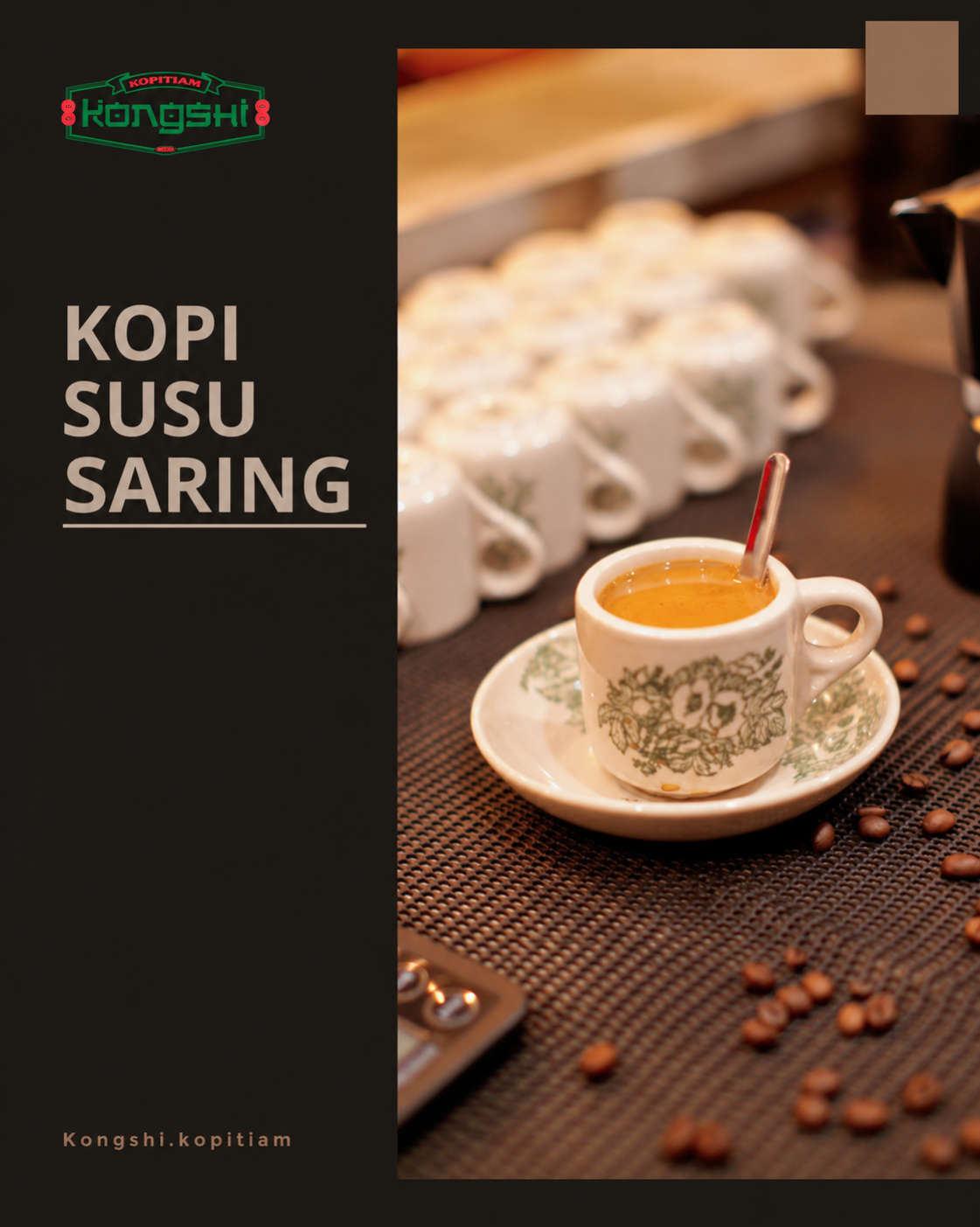Kopi susu saring