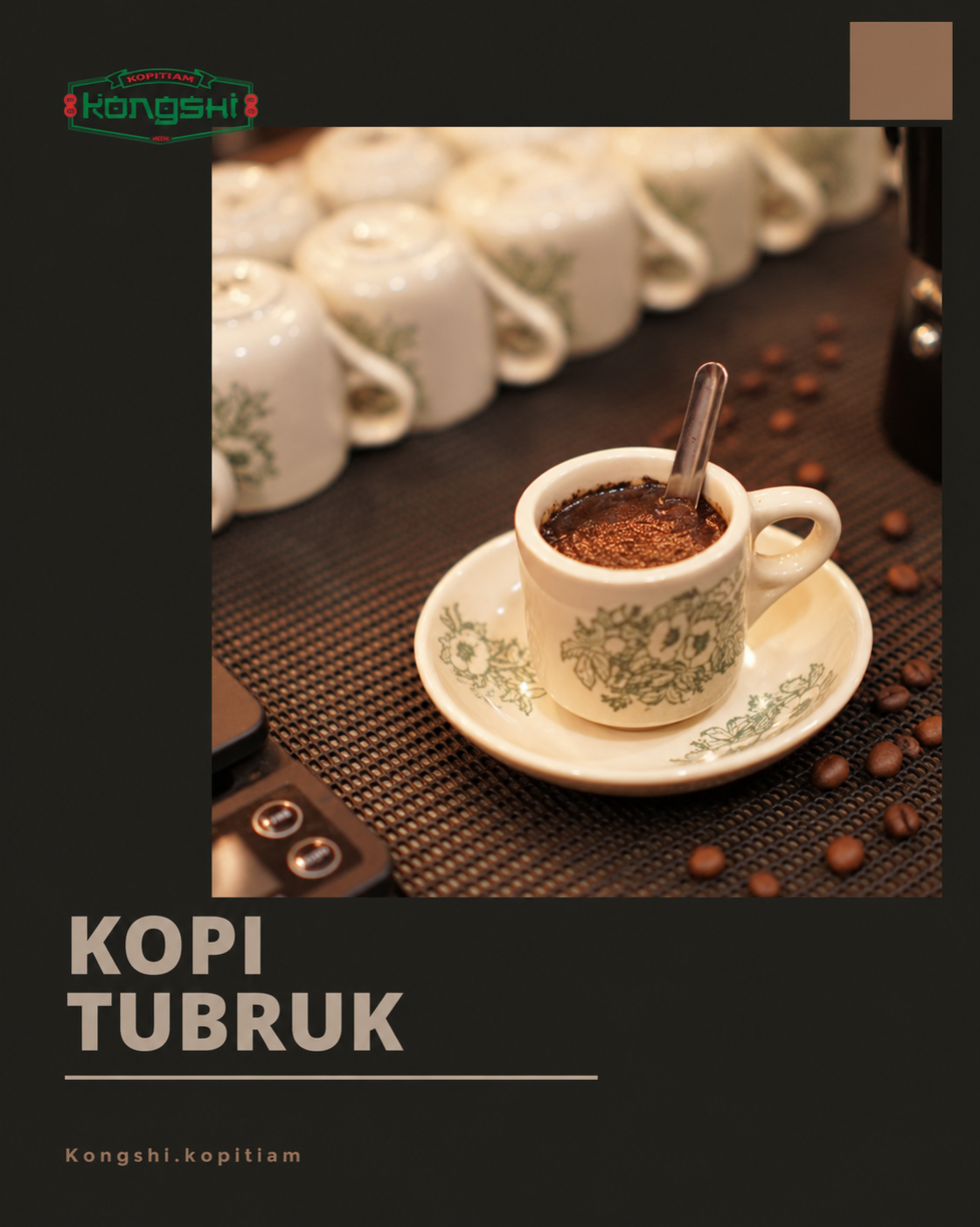 Kopi hitam tubruk